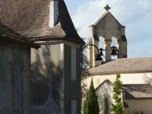 Church bells in the French village of Monbazillac in the Dordogne. 
