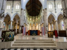 The Cathedral of the Immaculate Conception in Hong Kong. Credit: Volodymyr Dvornyk/Shutterstock