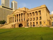 The Presidential Secretariat of Sri Lanka in Colombo. 