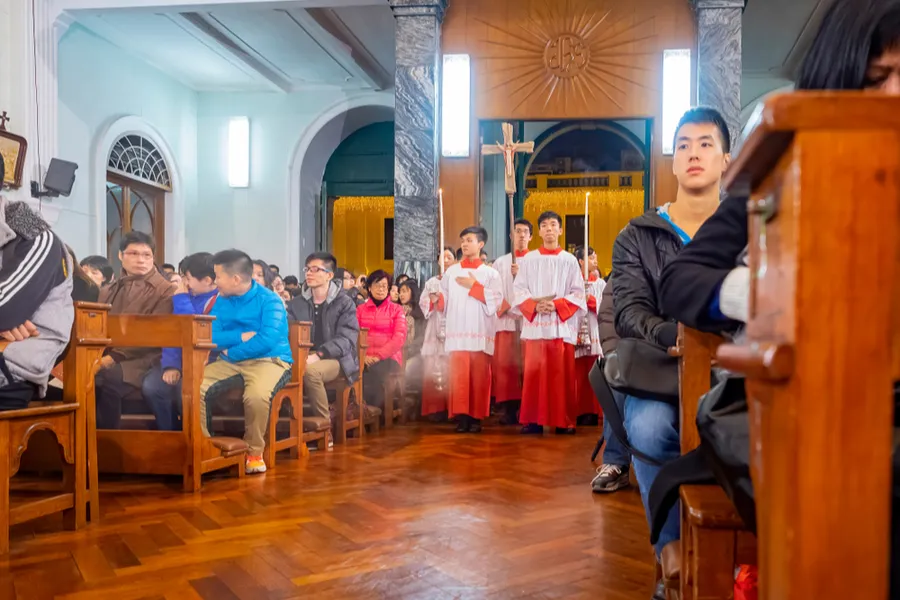 Christmas Mass event of the Nativity of Our Lady church on DEC 24, 2019 at Macau, China. ?w=200&h=150
