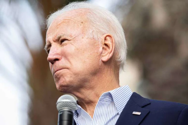 Former vice president Joe Biden at a campaign event, Nov, 2019. 