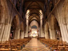 Interior of St. Patrick's Cathedral, Dublin. 