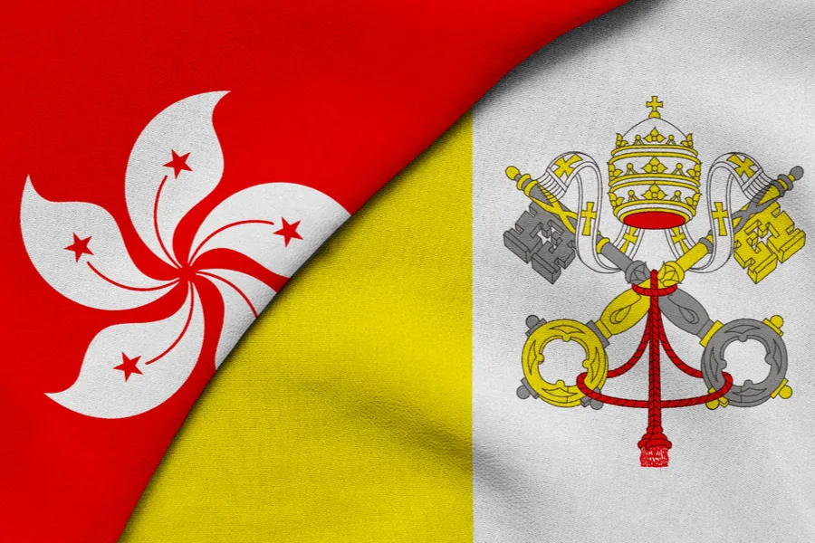 Hong Kong and Vatican flags. Image via Shutterstock?w=200&h=150