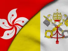 Hong Kong and Vatican flags. Image via Shutterstock
