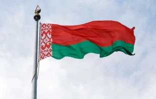 The flag of the Republic of Belarus.   SHV_photo/Shutterstock.