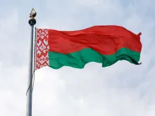 The flag of the Republic of Belarus. 