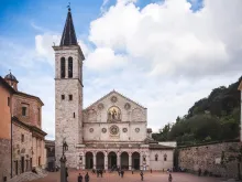 Spoleto Cathedral in Umbria, central Italy. 