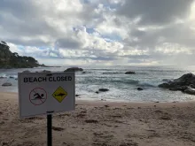 Bunker Bay in Western Australia, Aug. 2, 2020, days after a shark attack on a surfer. 