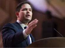Sen. Marco Rubio addresses the Conservative Political Action Conference in 2014. 