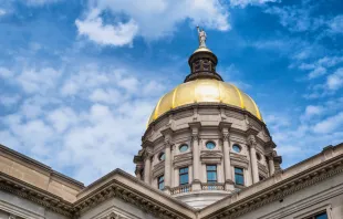 Gold dome of Georgia Capitol in Atlanta. Via Shutterstock. 