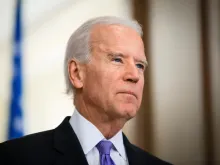Then Vice President Joe Biden during a meeting in Kiev, Ukraine, 2014. 
