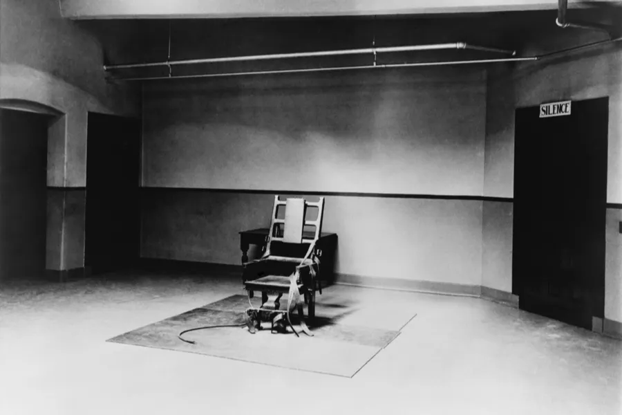 Death chamber and electric chair at Sing Sing Prison, New York, 1923. ?w=200&h=150