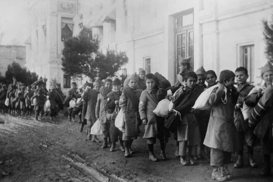 Armenian orphans being deported from Turkey, 1920. ?w=200&h=150