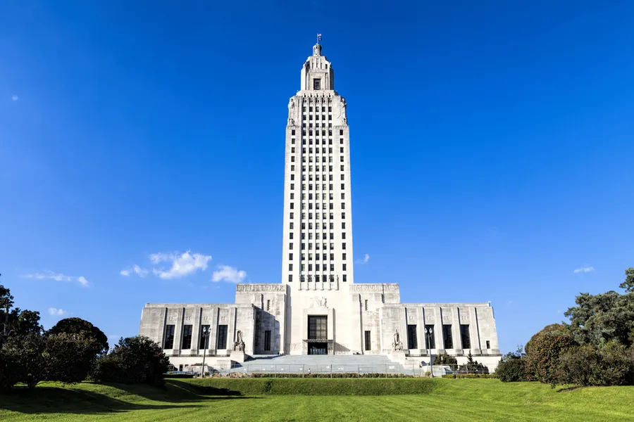 Louisiana State Capitol building which is located in Baton Rouge. ?w=200&h=150