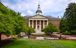 Maryland state capital building, Annapolis. Via Shutterstock. null