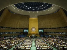 The United Nations General Assembly in New York.