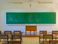 Classroom in a Catholic school.