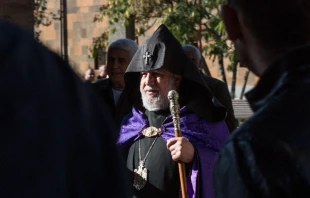 Karekin II, leader of the Armenian Apostolic Church, in Echmiadzin, Armenia, Nov. 15, 2015.   YuG/Shutterstock.com.