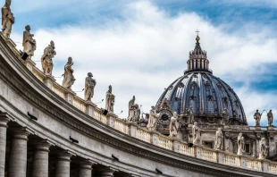 St. Peter's square, Vatican City. Via Shutterstock