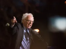 Democratic presidential candidate Bernie Sanders, New York, 2016. 