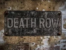 Sign over death row. 