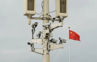 CCTV surveillance cameras in Tiananmen Square.   Louis Constant/Shutterstock