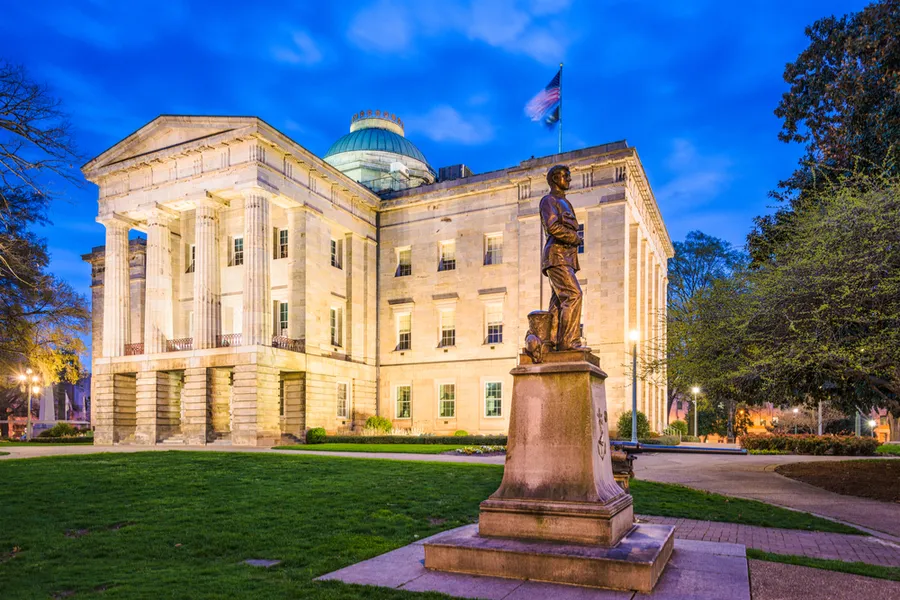 Raleigh, North Carolina, State Capitol Building. Via Shutterstock?w=200&h=150