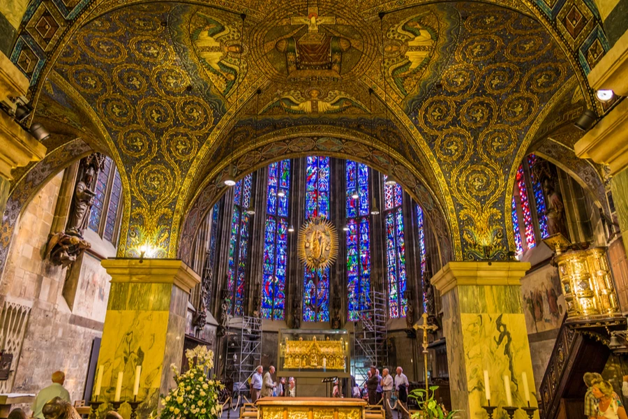 The Palatine chapel in the Imperial Cathedral, Aachen, Germany. ?w=200&h=150