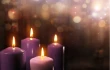 Advent candles.