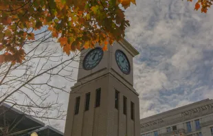Georgetown Law University Clock Tower.   Shutterstock