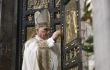 Pope Leo XIV closes the Holy Door of St. Peter’s Basilica, concluding the Jubilee of Hope, on Jan. 6, 2026.