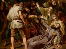 "Martyrdom of Josaphat Kuntsevych" (c. 1861) by Józef Simmler.