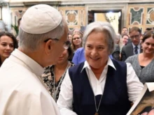 Sister Norma Pimentel spoke with the Holy Father at the Oct. 2, 2025 meeting.