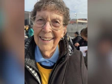 Sister of Mercy JoAnn Persch, a longtime immigrant rights advocate, died on Nov. 14, 2025, at age 91.