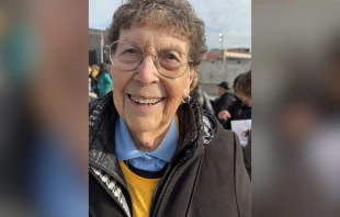 Sister of Mercy JoAnn Persch, a longtime immigrant rights advocate, died on Nov. 14, 2025, at age 91. Credit: Kathleen Murphy/CNA