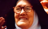 Sister Lucia, visionary of Our Lady of Fatima in Portugal.