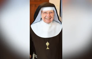 Sister Mary Michael of the Eucharistic Heart of Jesus, PCPA, died Nov. 10, 2025, after roughly three-quarters of a century of religious life. She was 94. Credit: Poor Clares of Perpetual Adoration