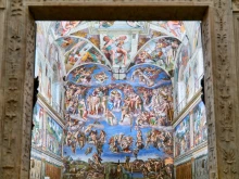 The Sistine Chapel.
