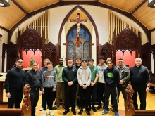 The “Sons of Thunder” vocations club at St. Bartholomew Church in Scotch Plains, New Jersey.