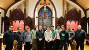 The “Sons of Thunder” vocations club at St. Bartholomew Church in Scotch Plains, New Jersey.