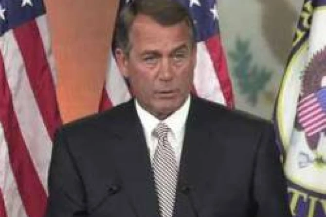 speaker John Boehner 2 EWTN US Catholic News 1 20 11