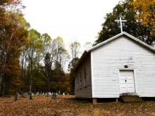 St. Colman Chapel and cemetery.