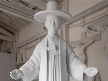 The Vatican will dedicate a new statue of the patron saint of Korea, St. Andrew Kim Tae-gŏn, at St. Peter’s Basilica on Saturday, Sept. 16, 2023.