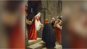 “The Charity of Saint Elizabeth of Hungary,” painted by Edmund Leighton, circa 1895.