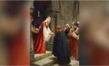 “The Charity of Saint Elizabeth of Hungary,” painted by Edmund Leighton, circa 1895.