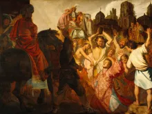 Painting of St. Stephen’s martyrdom.