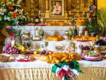 St. Joseph’s altar at St. Mary’s Assumption Church in the Lower Garden District of New Orleans.