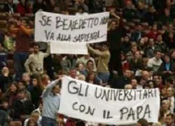 University students proclaiming their support for the Pope?w=200&h=150
