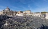 St. Peter’s Square during the declaration of St. John Henry Newman a doctor of the Church in November 2025.