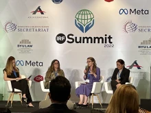 A panel discussion at the International Religious Freedom Summit in Washington, D.C., June 2022.